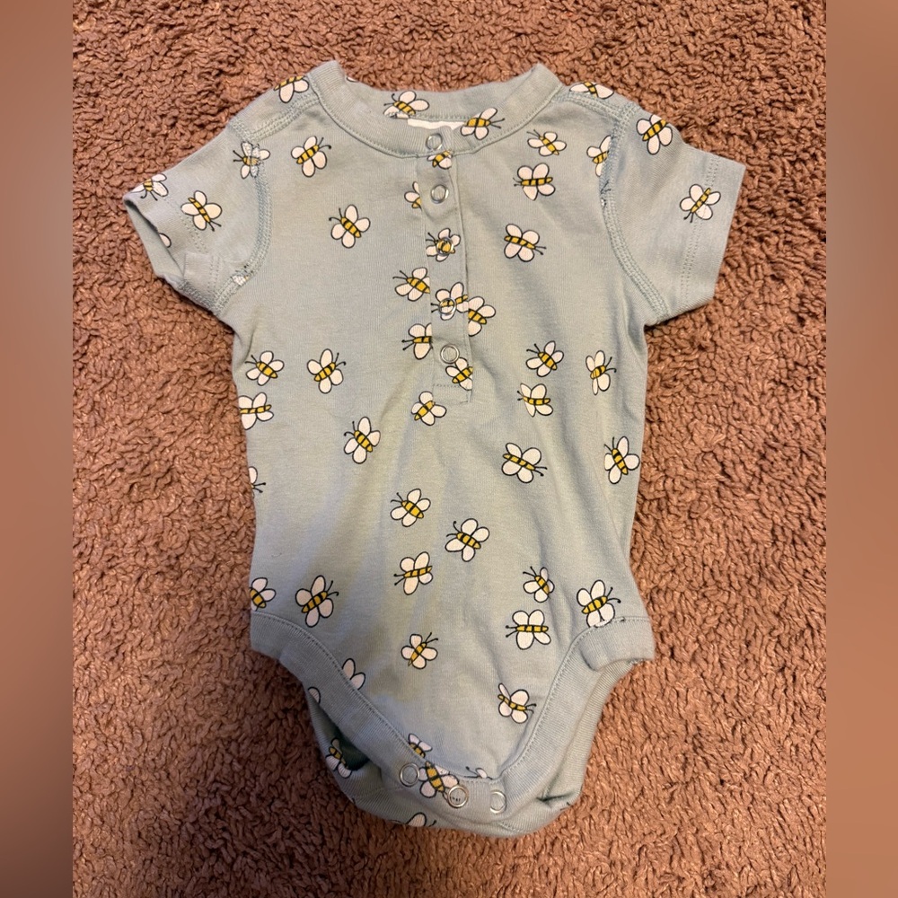 Hanna Andersson Blue bee Kids One Piece